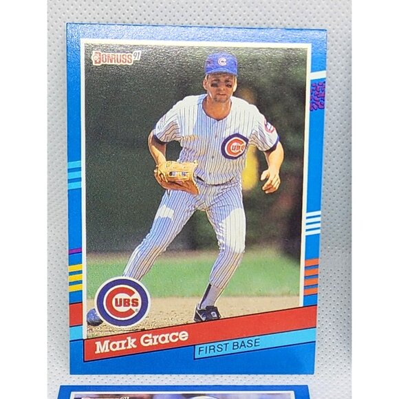 1990 Leaf Inc. Cubs Collectible Vintage Series 1 Trading Card Bundle - Picture 2 of 10